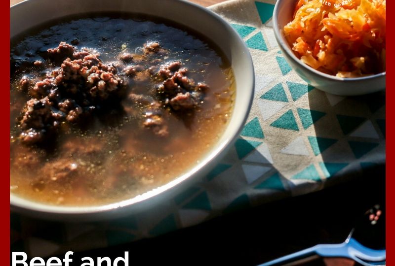 Korean Beef and Seaweed Soup