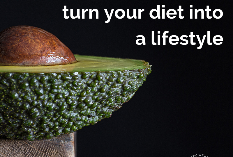 Turn your diet into a lifestyle